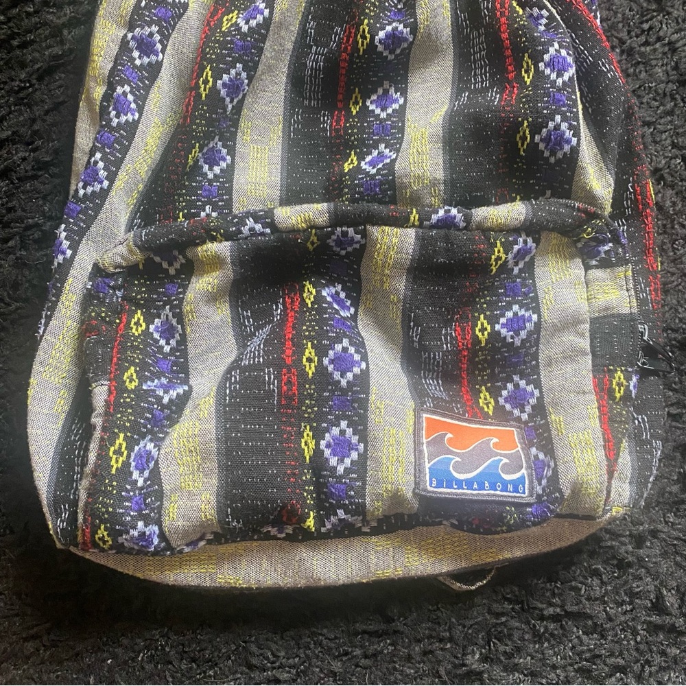 Rare Billabong Drawstring Backpack - Picture 4 of 9